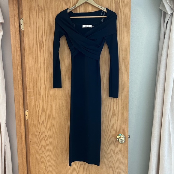 Midi black dress - Picture 2 of 5